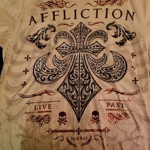 Men's affliction short sleeve